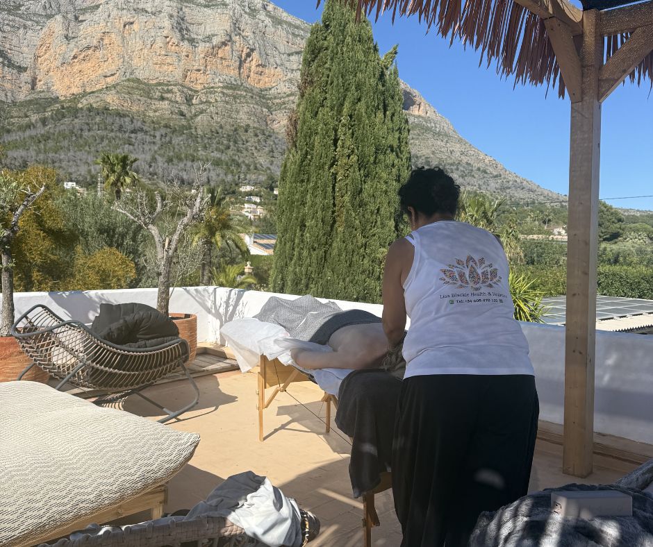 massage tijdens retraite Spanje
